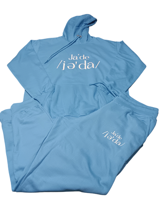 UNC Blue Hoodie Set UNISEX